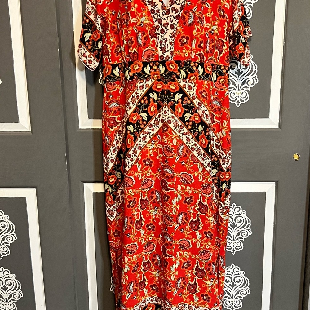 Women’s Boho floral dress size XL
